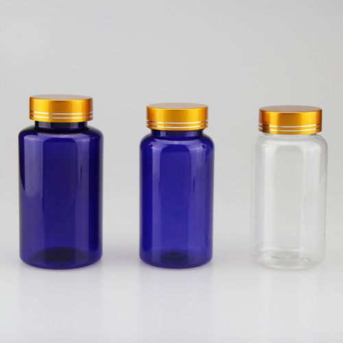 150cc Blue PET Vitamin Bottles