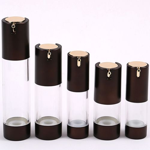 Amber Airless Pump Lotion Bottle