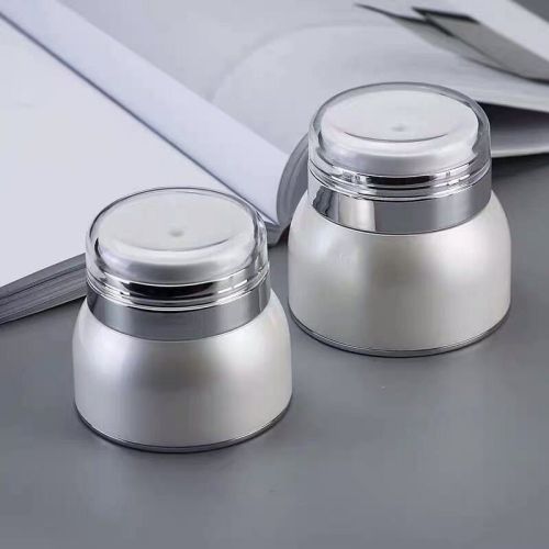 30ml 50ml Pearl White Airless Cream Jar